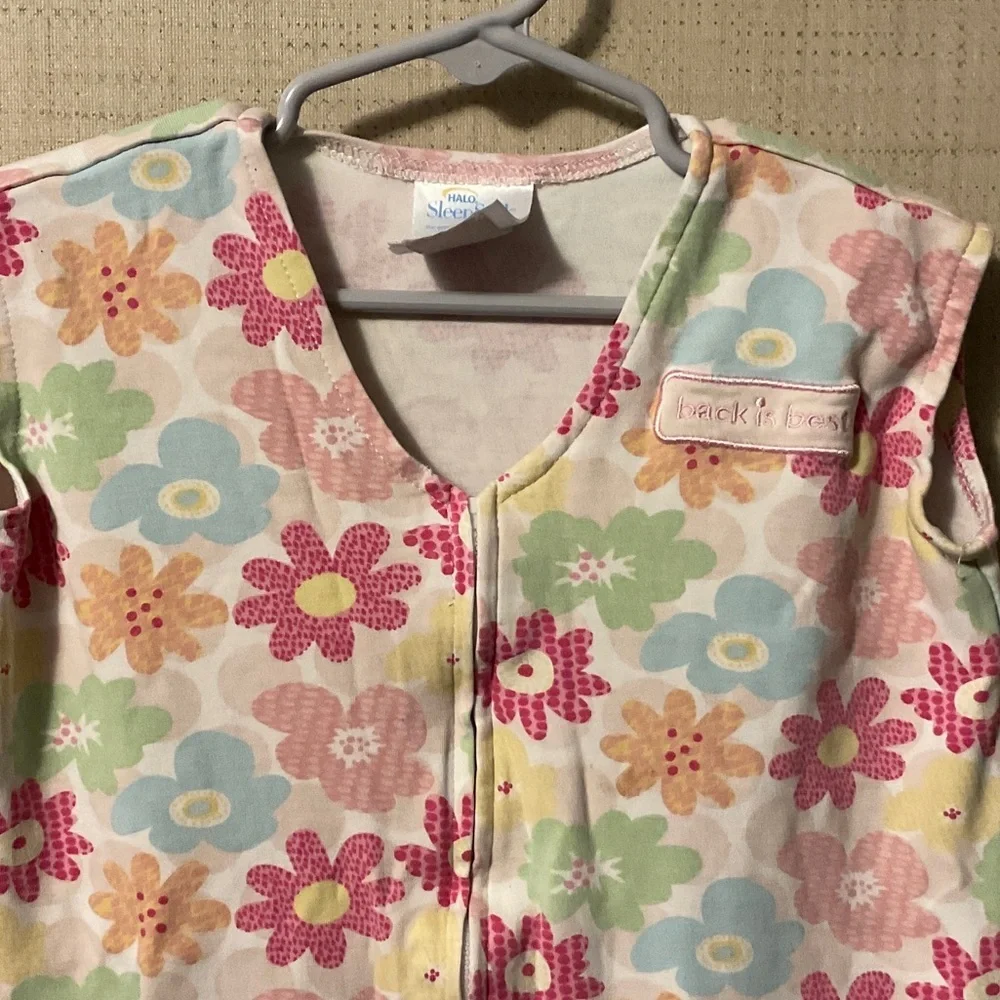 Halo Floral Baby Sleep Sack with Pastel Colors